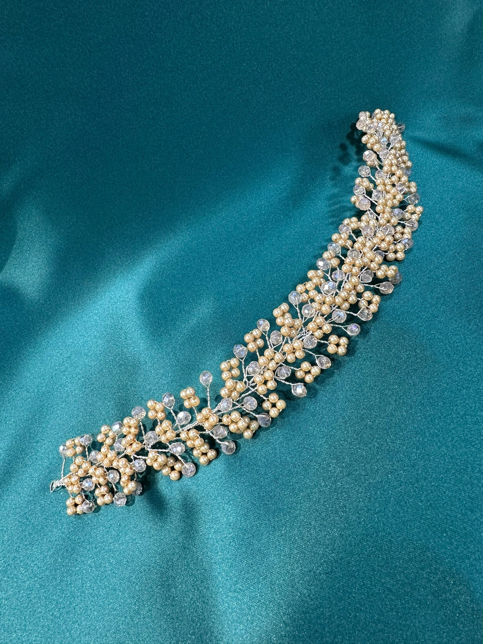 Chaîne De Tête Bohème Strass Doré - 52cm Avec Extension, Pour Festivals, Danse Orientale, Cosplay | Accessoire Cheveux Femme