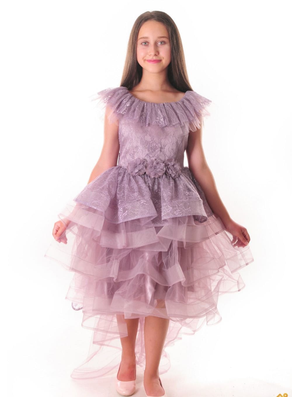 Robe de princesse enfant avec traîne