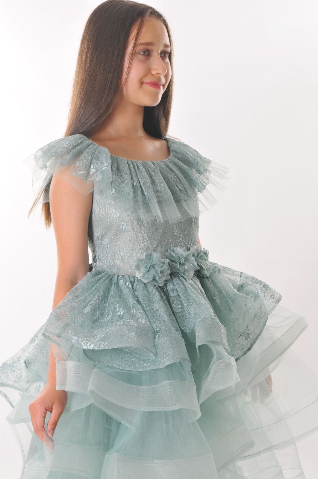 Robe de Princesse avec Traine pour Petite Fille