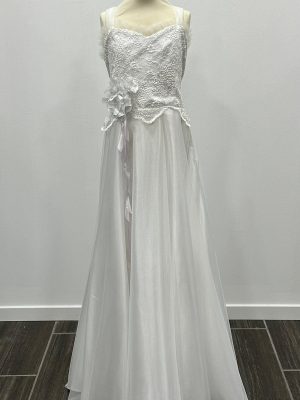 Robe simple blanche pour ado-Keya-mariage-Mulhouse