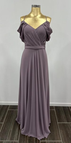 Robe en mousseline à bretelles chez Keya mariage Mulhouse