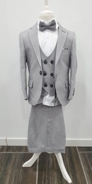 Costume gris pour enfant chez Keya mariage Mulhouse
