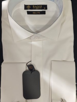 Chemise homme col cassé à boutons de manchette chez Keya mariage Mulhouse