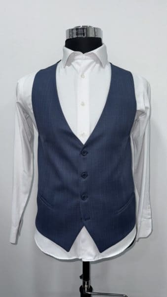 Costume 3 pièces Bleu acier chez Keya mariage Mulhouse