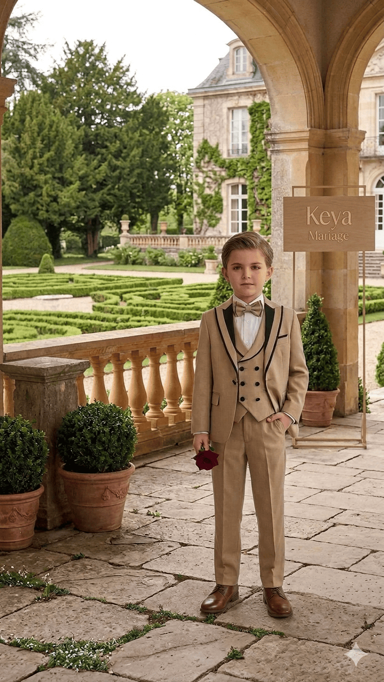 costume enfant camel chez Keya mariage Mulhouse
