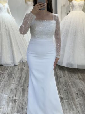 Robe de soirée blanche Keya Mariage