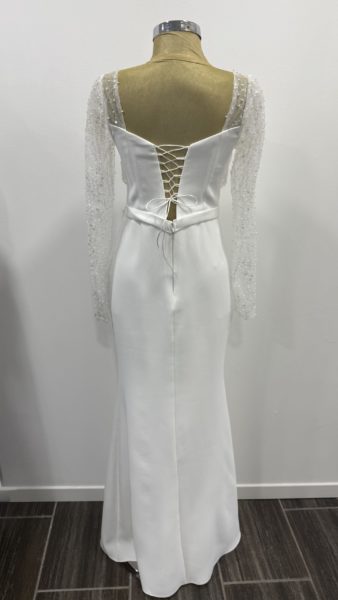 Dos de la robe de mariée Luna chez Keya mariage Mulhouse