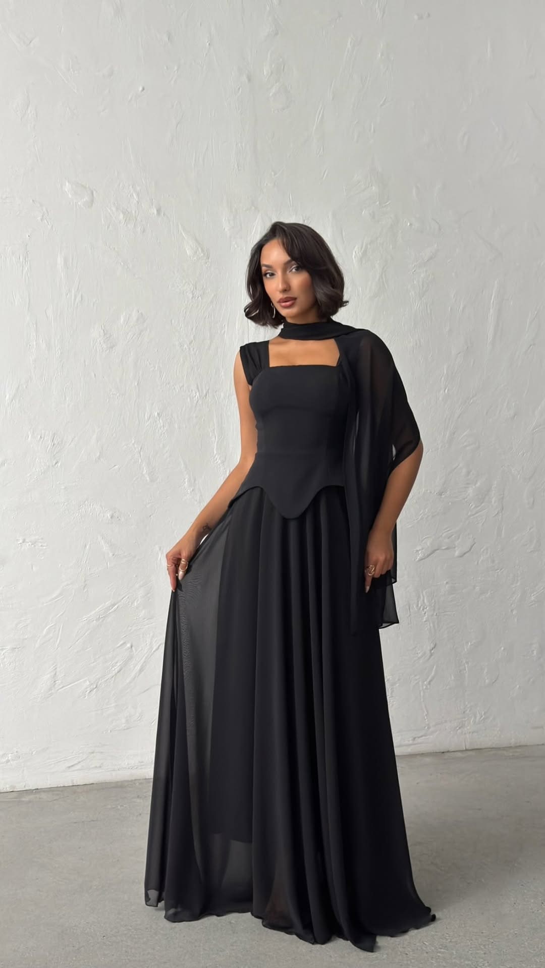 Robe longue type corset chez Keya mariage Mulhouse